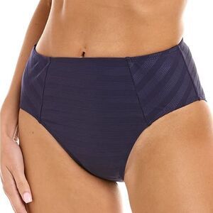 La Blanca Women's High Waist Hipster Bikini Swimsuit Bottom Indigo, Size 12, NWT